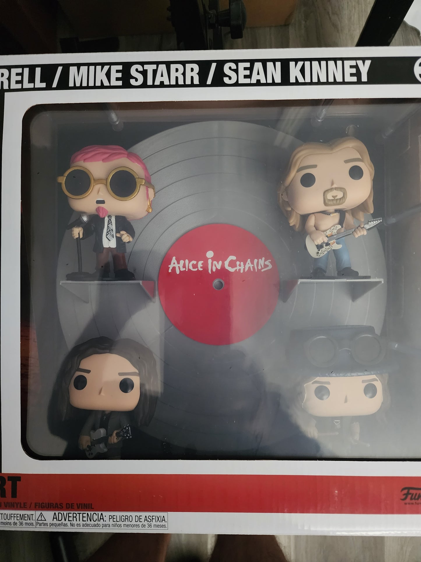 Alice In Chains POPS! Album Cover Set with 4 Figures in box