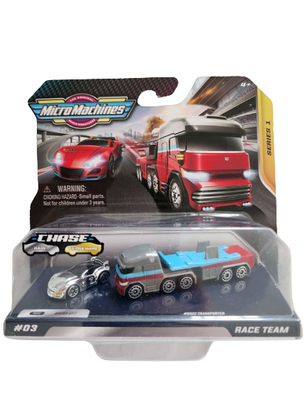 Micro Machines RACE TEAM CHASE 2 car set in box