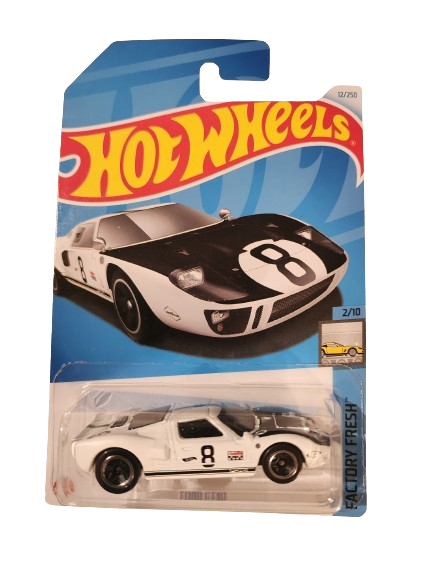 2024 Release Ford GT40 in White Factory Fresh Series MIB