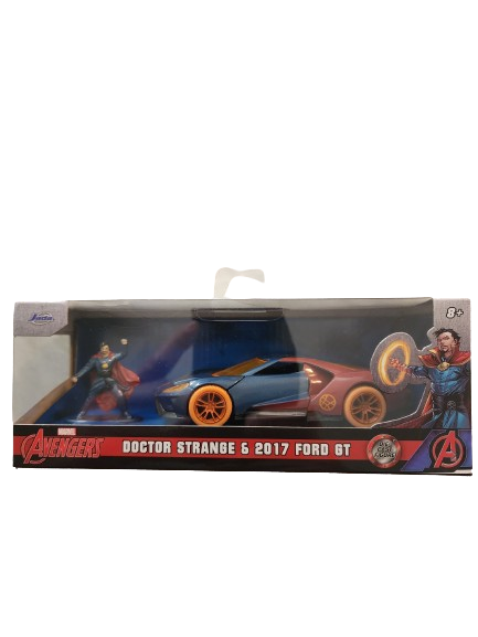 Jada Toys Doctor Strange and 2017 Ford GT MIB 1:43 scale