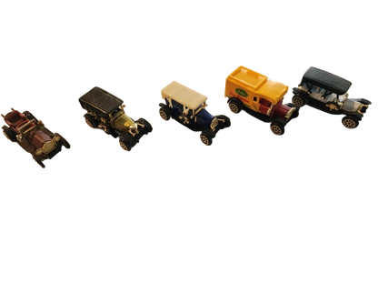 High Speed Lot of 5 Old fashioned Plastic vehicles loose.