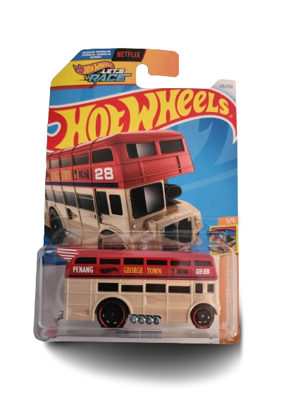 2024 Hot Wheels Double Decker London Bus on Race Blister MIB