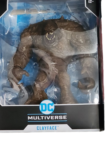 DC Multiverse 12 inch CLAYFACE Action Figure in box.