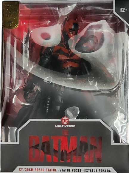 DC Multiverse Red and Black BATMAN 12 inch Figure in Box