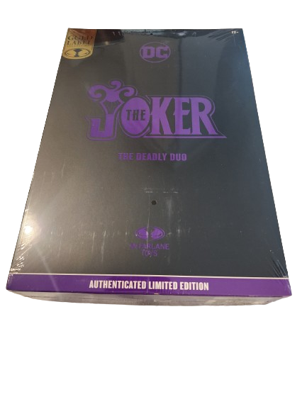 McFarlane Toys Deluxe Edition The Joker Deadly Duo Figure MIB SEALED.