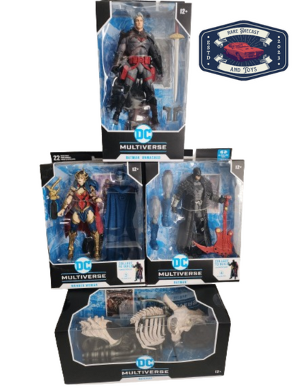 McFarlane DC UNIVERSE 4 piece bundle In Box