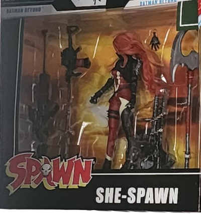 Spawn She-Spawn boxed set with accessories MIB.