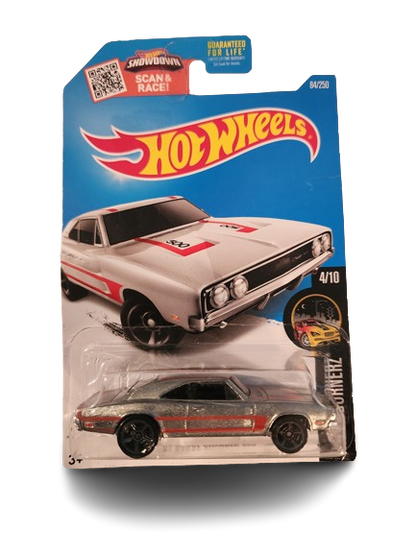 Hot Wheels 1967 Dodge Charger in Silver variation MIB